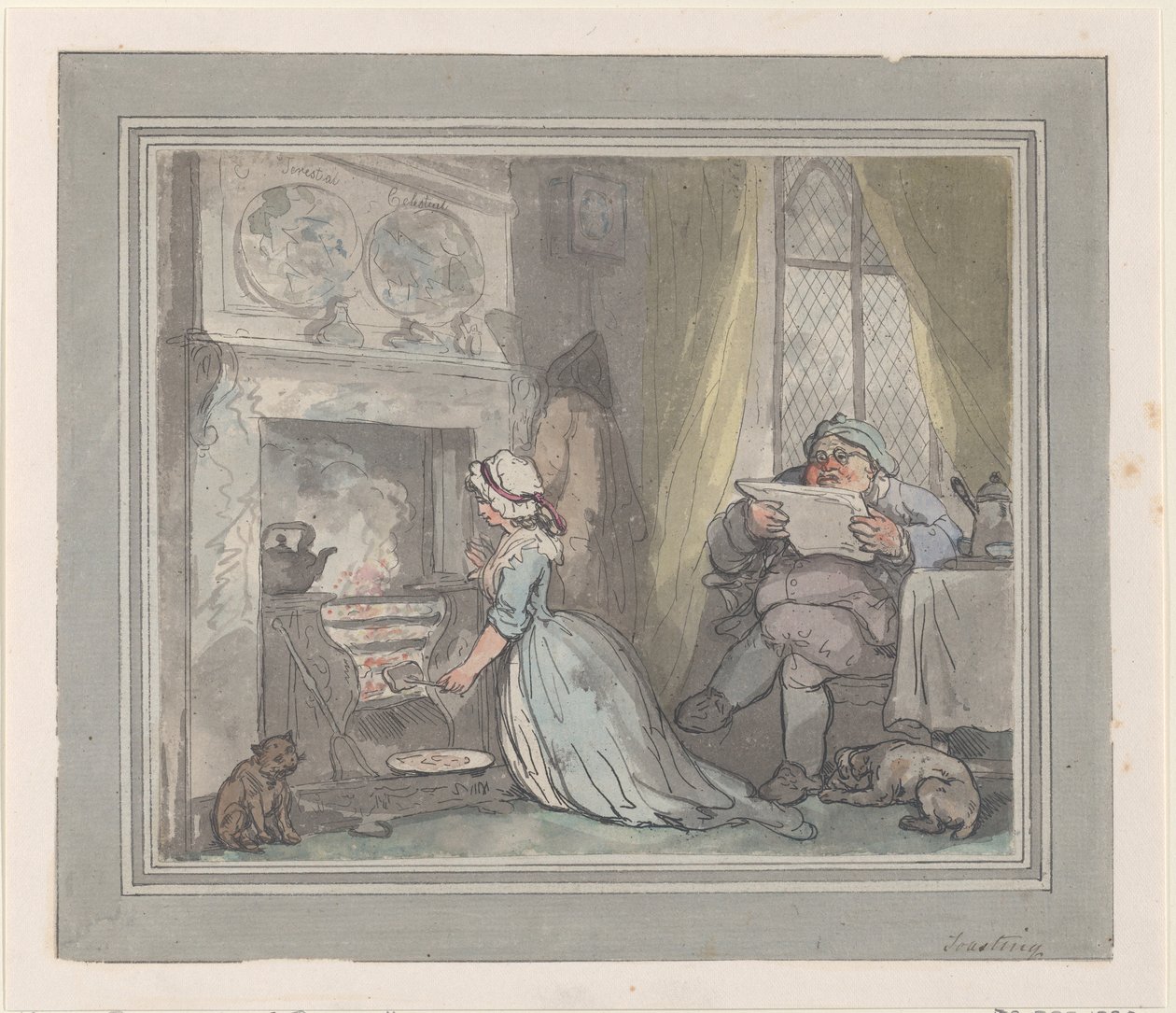 Opékání, 1783-90., 1783-90. od Thomas Rowlandson