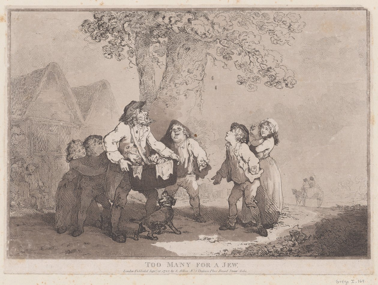 Příliš mnoho pro Žida, 20. září 1785, 20. září 1785. od Thomas Rowlandson