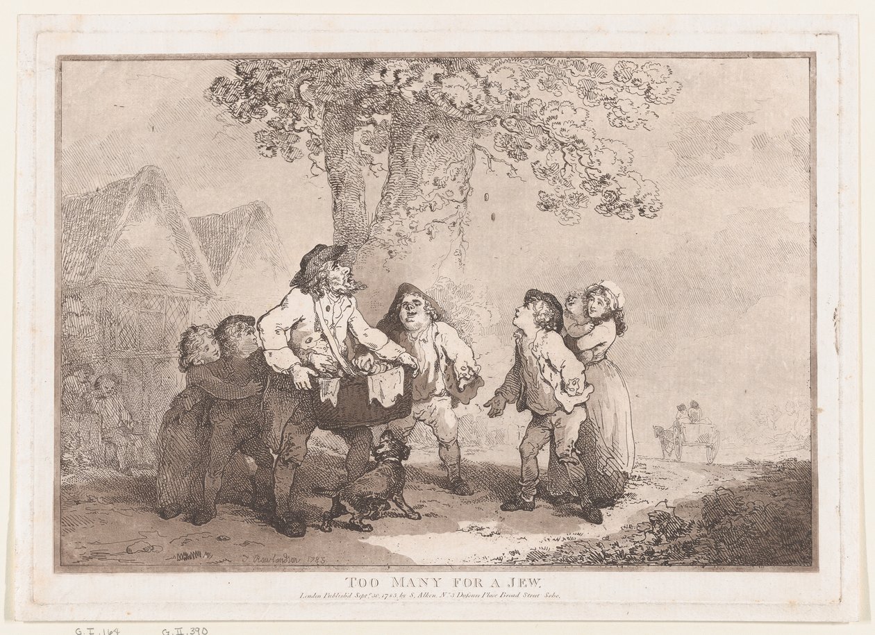 Příliš mnoho pro Žida, 20. září 1785, 20. září 1785. od Thomas Rowlandson