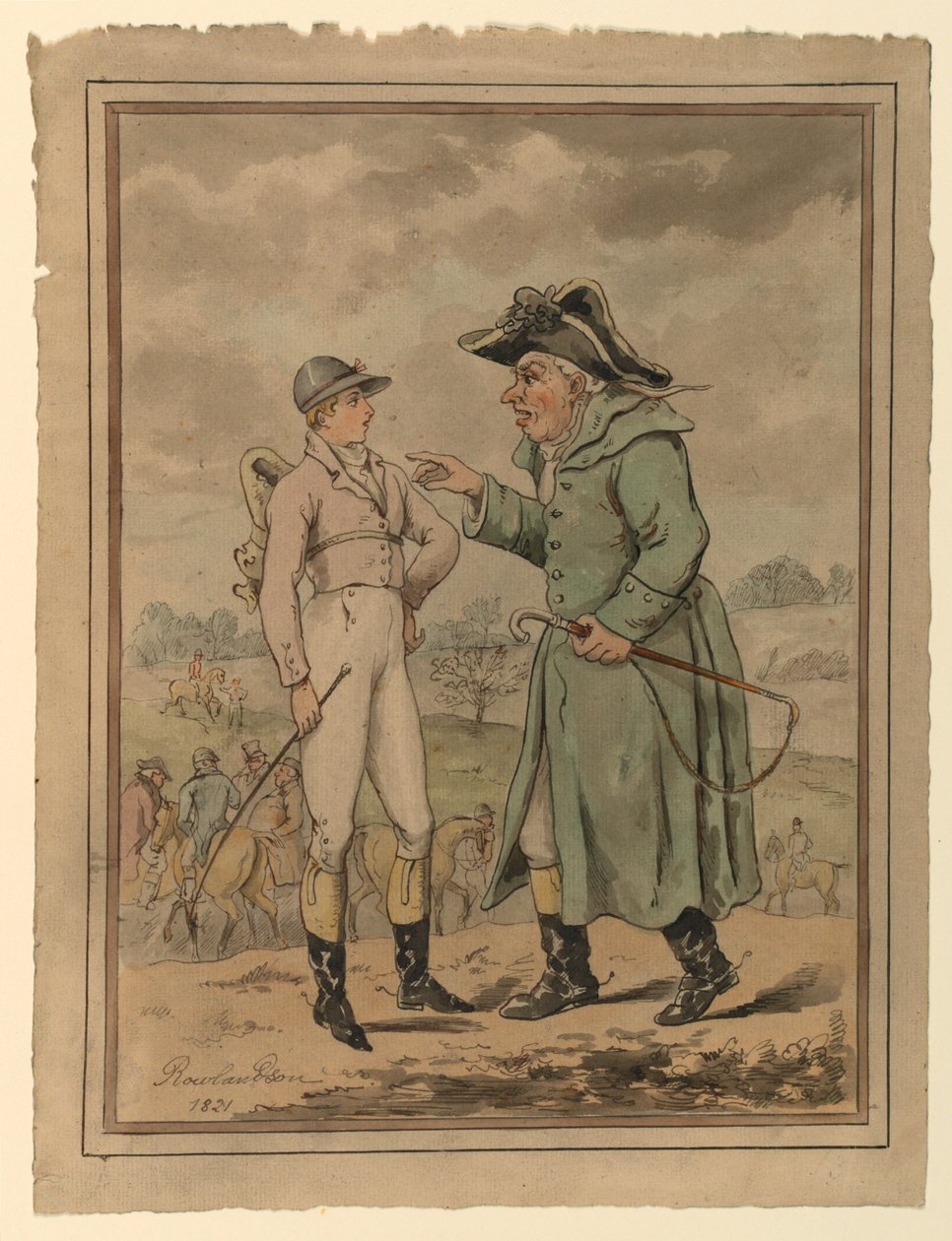 Tricks of the Turf, aneb Vyrovnání, jak prohrát závod od Thomas Rowlandson