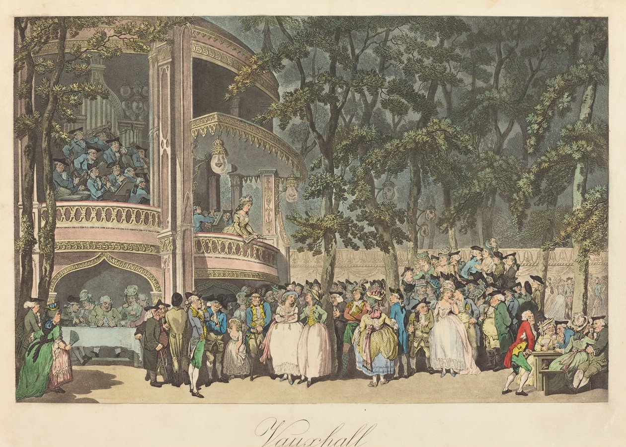 Vauxhall Gardens od Thomas Rowlandson