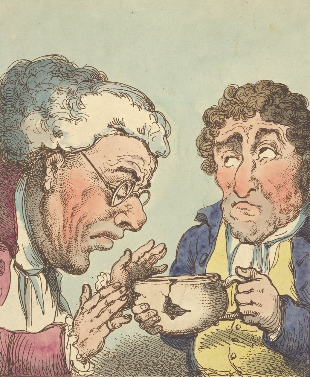 Uctívání, 1800., 1800. od Thomas Rowlandson