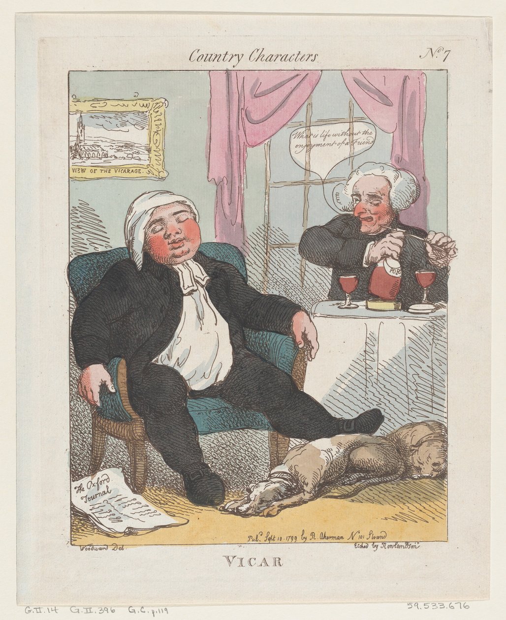 Vikář, 10. září 1799., 10. září 1799. od Thomas Rowlandson