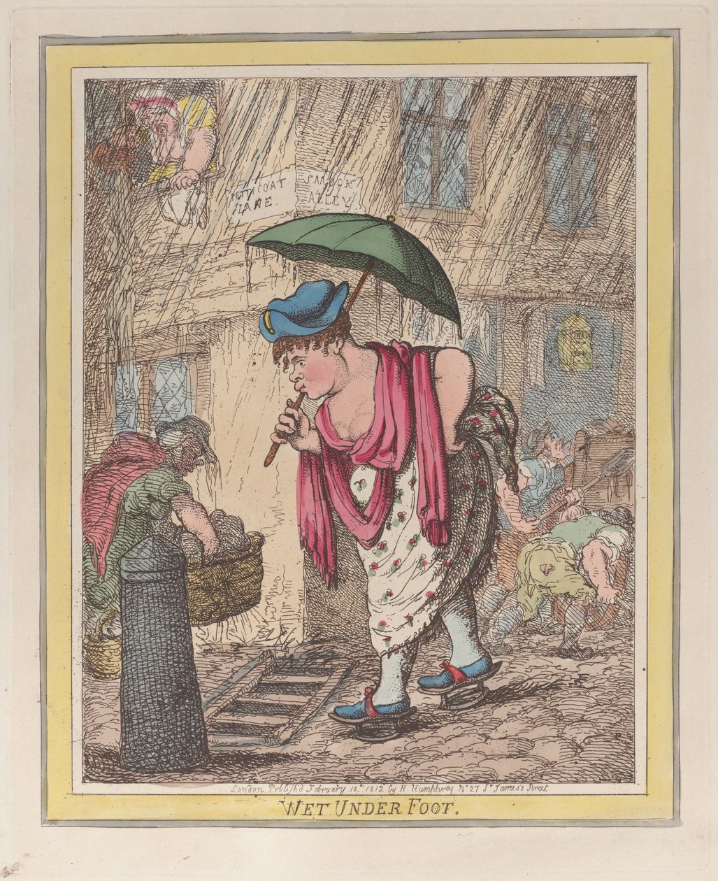 Mokrý pod nohama, 10. února 1812, 10. února 1812. od Thomas Rowlandson