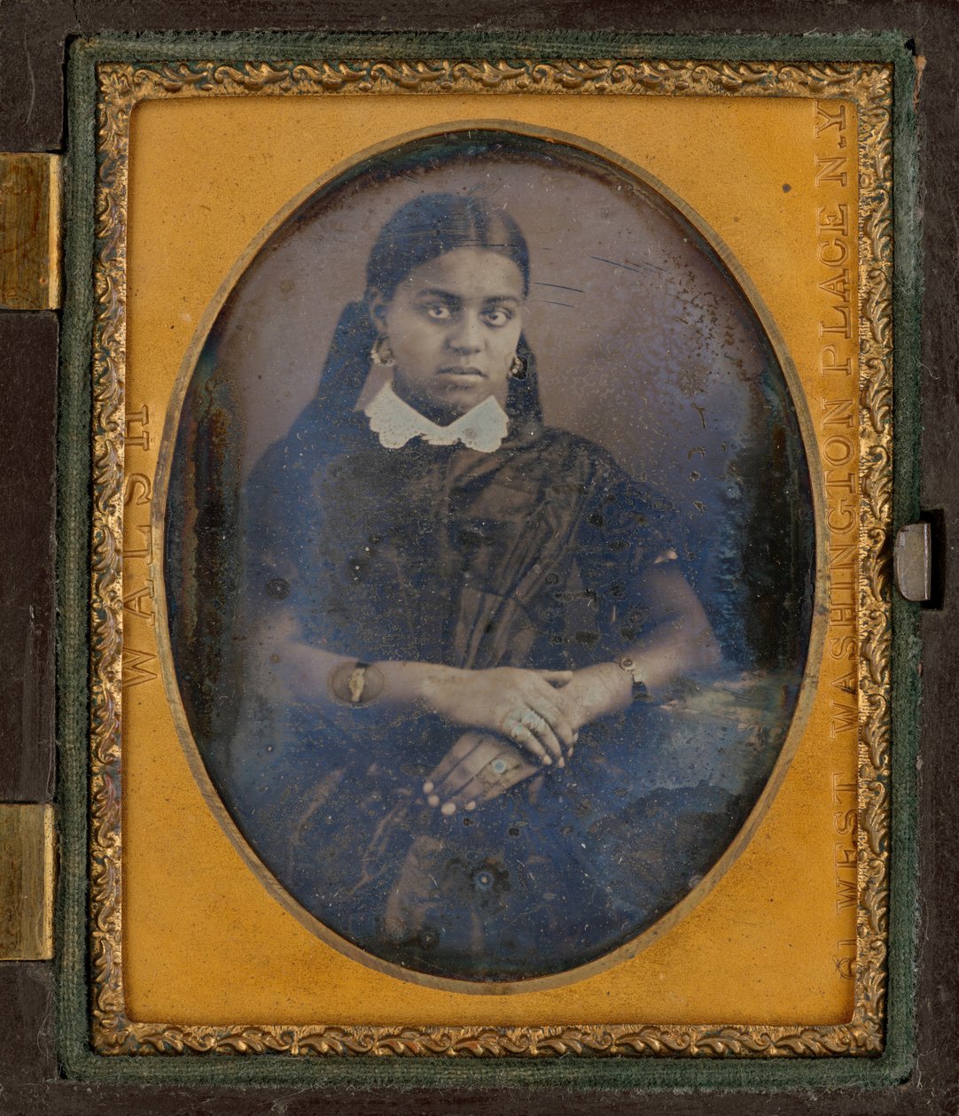 Portrét ženy, c. 1850 (foto) od Thomas S. Walsh