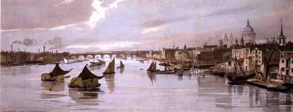 Blackfriars, z Southwark Bridge, z 