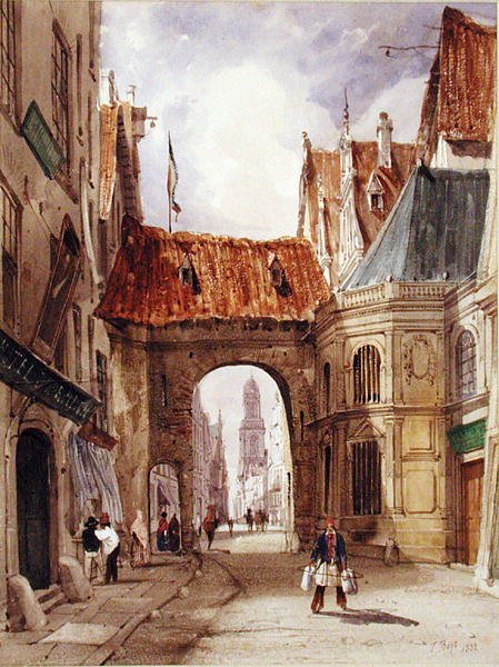 Kostel svatého Karla Boromejského v Antverpách od Thomas Shotter Boys
