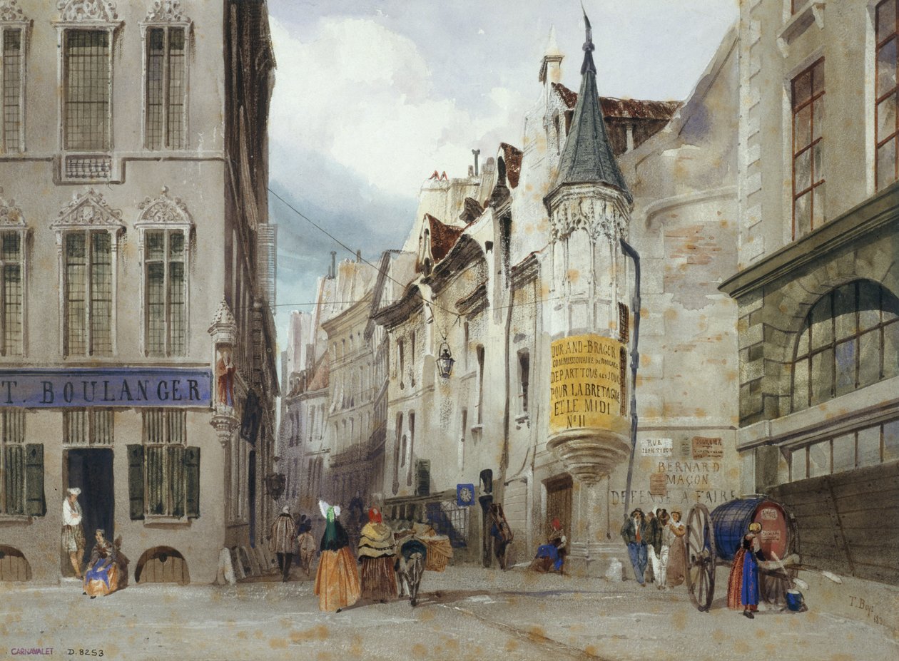 Křižovatka ulic Tison a Jean Bailleul od Thomas Shotter Boys