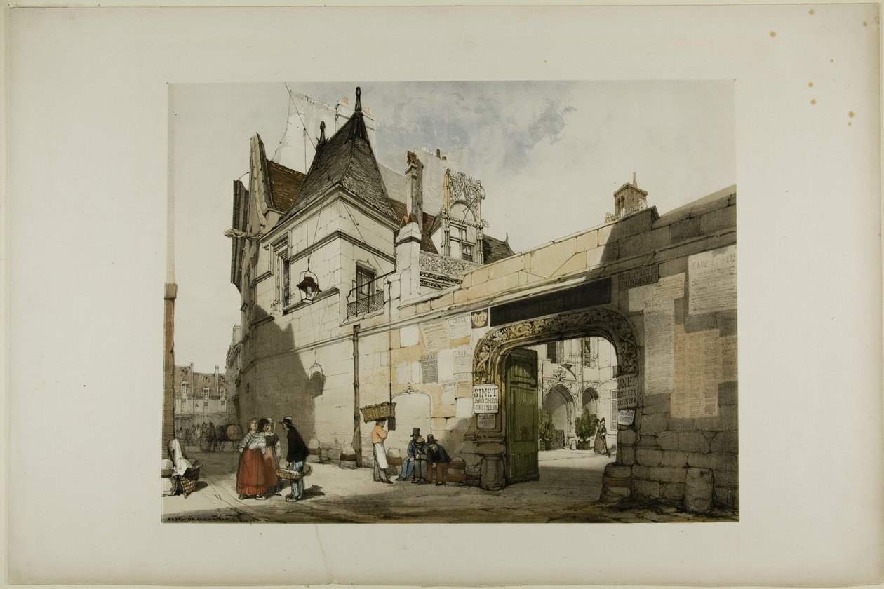 Hotel Cluny, Paříž od Thomas Shotter Boys