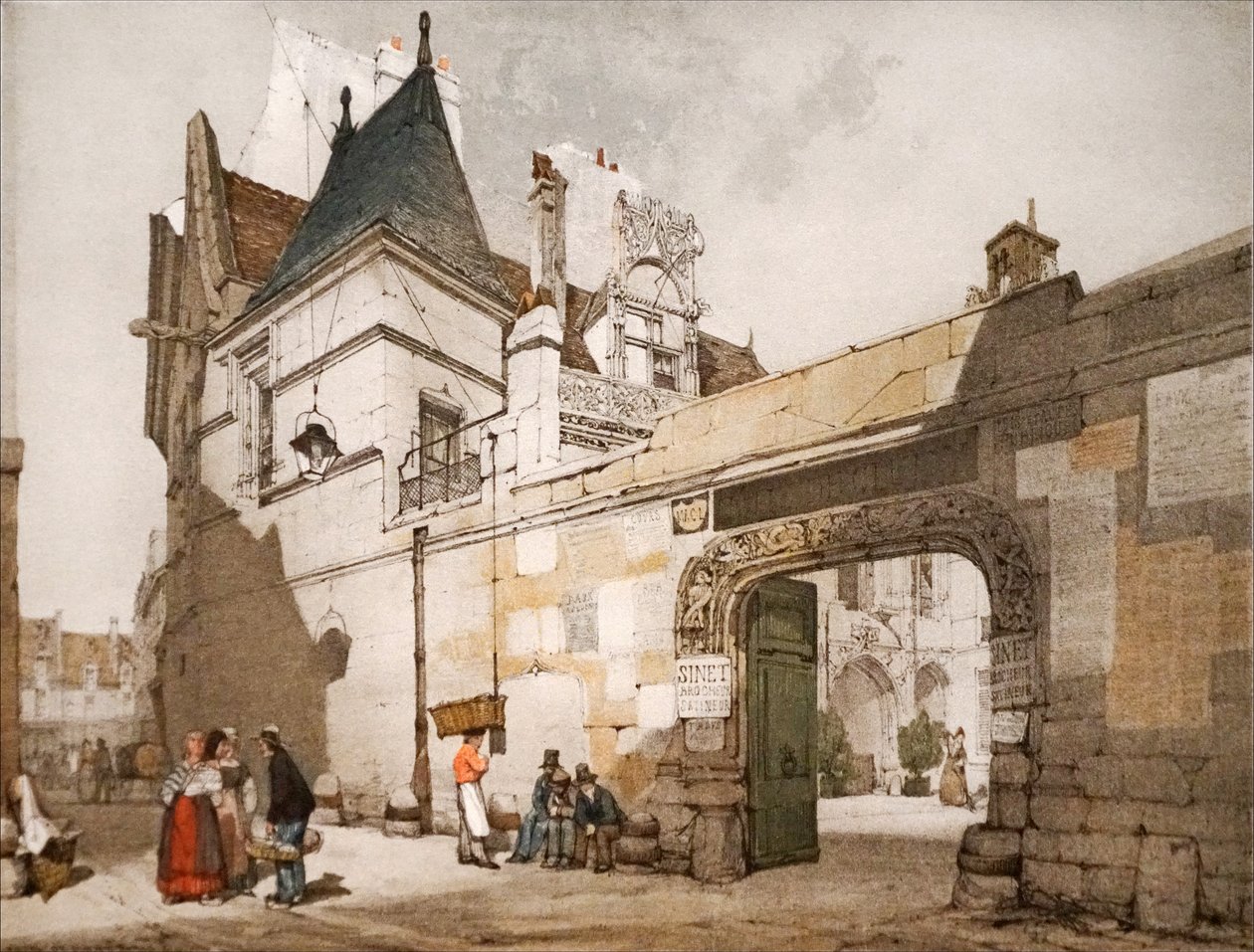 Hotel Cluny, exteriér kurtu od Thomas Shotter Boys