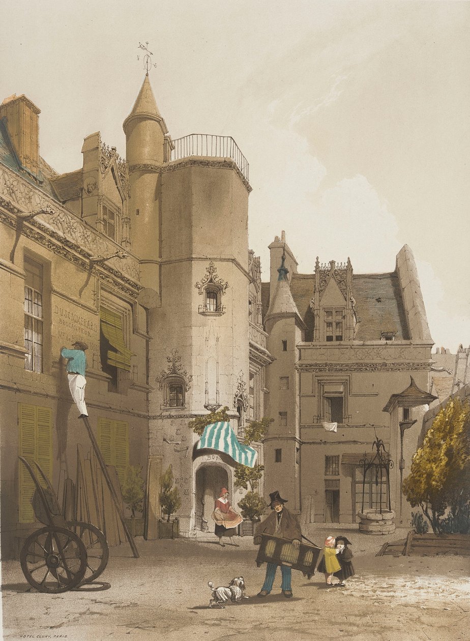 Hôtel de Cluny, Paříž od Thomas Shotter Boys