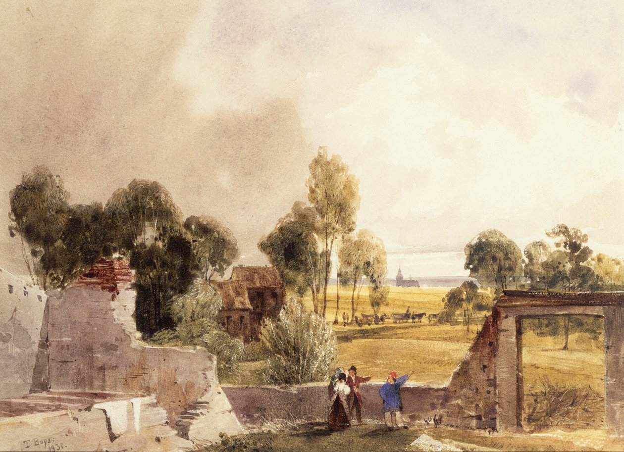 Hougoumont, Waterloo od Thomas Shotter Boys