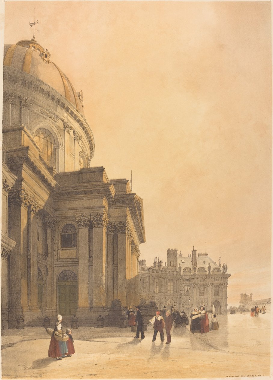 Kaple Institutu, Paříž od Thomas Shotter Boys