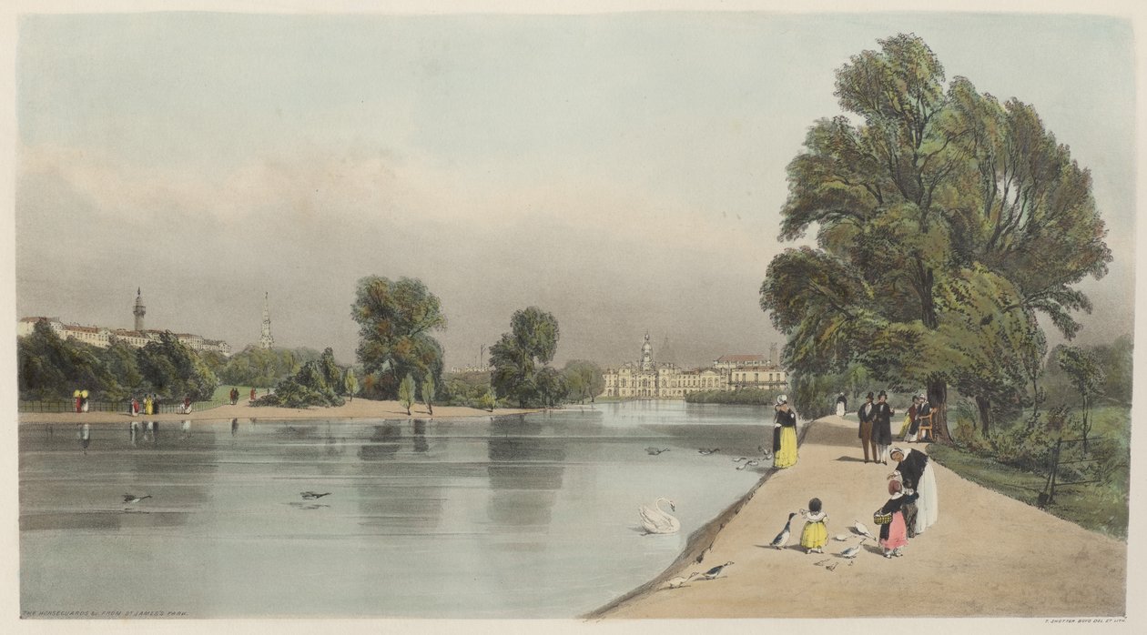 London As It Is: The Horse-Guards, ze St. James