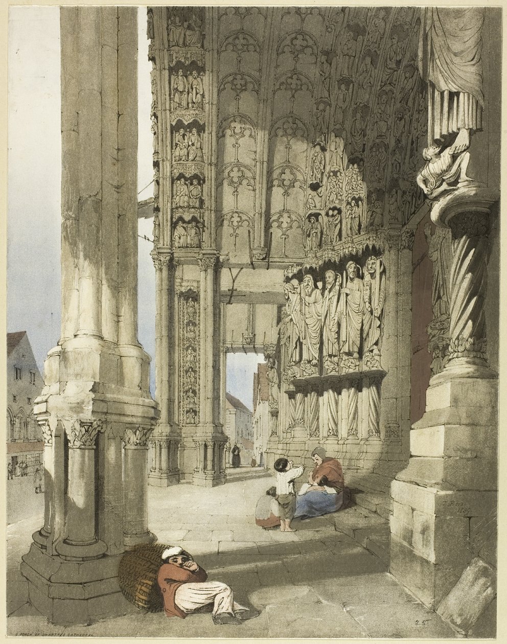 Notre Dame, Chartres od Thomas Shotter Boys