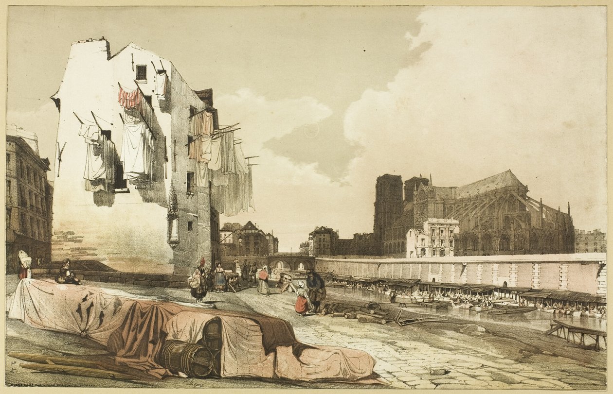 Notre-Dame, Paříž od Thomas Shotter Boys