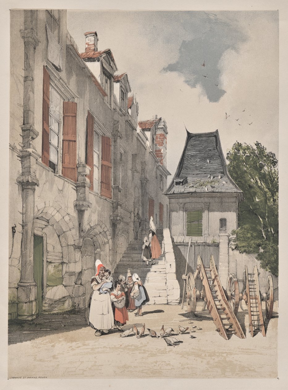Malebná architektura v Paříži, Gent, Antverpy, Rouen: L