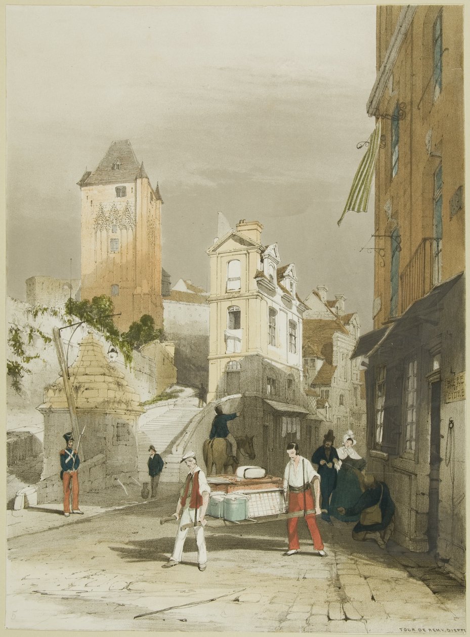 Malebná architektura v Paříži, Gentu, Antverpách, Touenu atd. od Thomas Shotter Boys