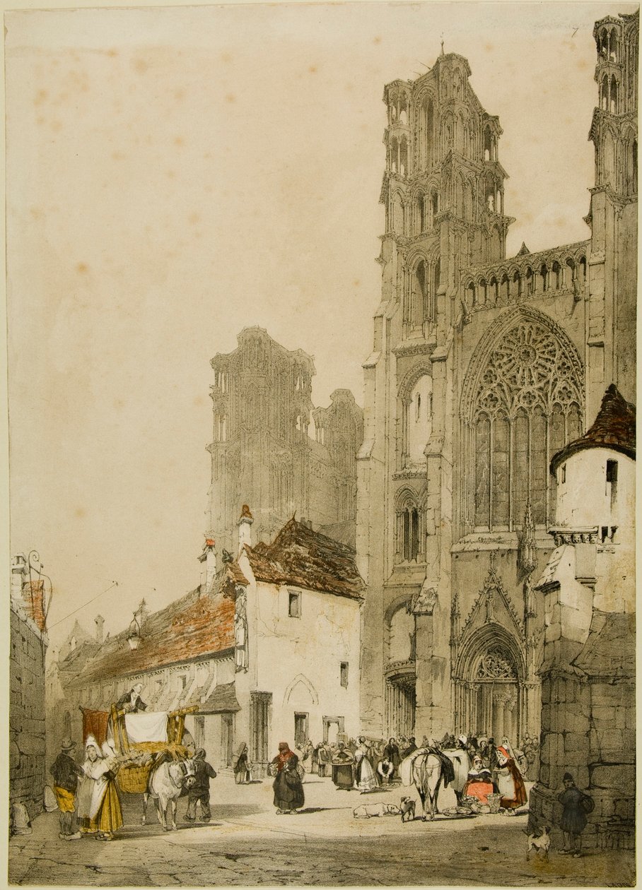 Malebná architektura v Paříži, Gentu, Antverpách, Touenu atd. od Thomas Shotter Boys