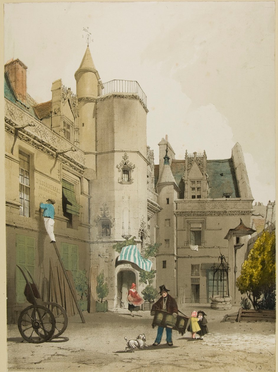 Malebná architektura v Paříži, Gentu, Antverpách, Touenu atd. od Thomas Shotter Boys