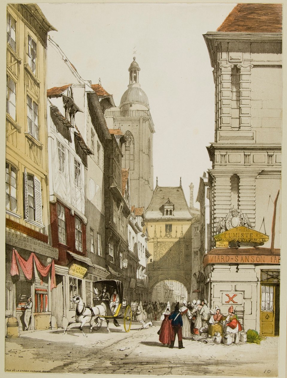Malebná architektura v Paříži, Gentu, Antverpách, Touenu atd. od Thomas Shotter Boys
