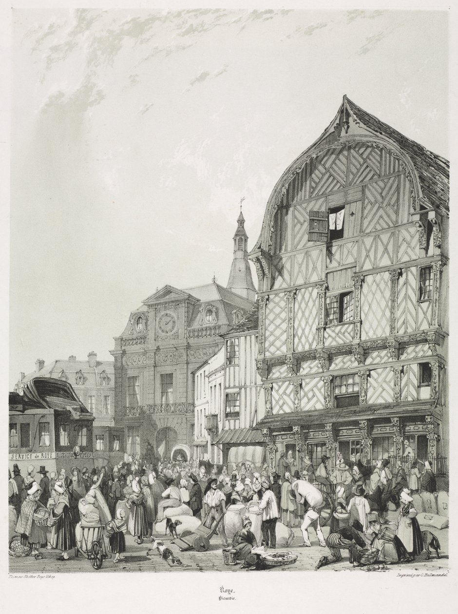Malebné a romantické cesty ve staré Francii, Picardie (sv. 2): Roye od Thomas Shotter Boys