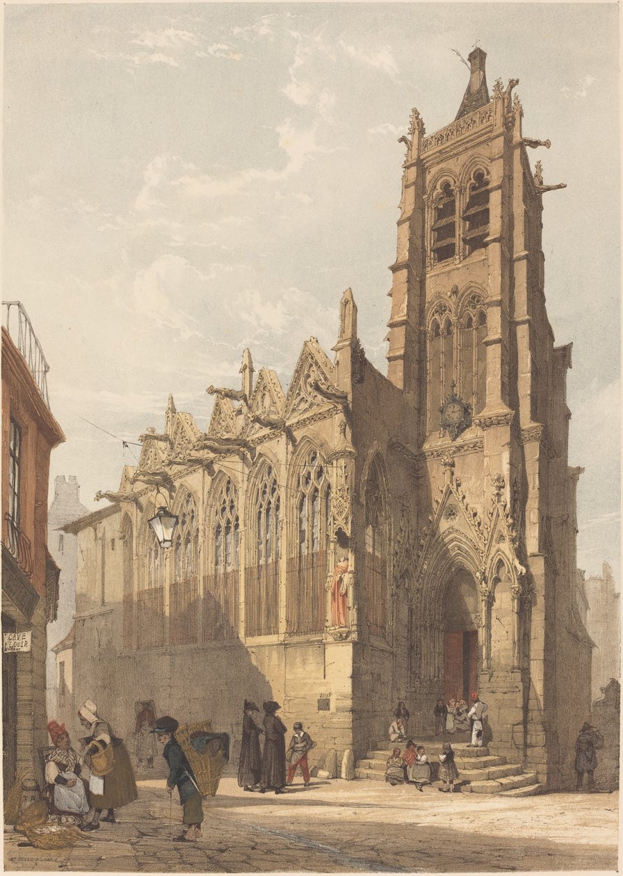 St. Severin, Paříž od Thomas Shotter Boys
