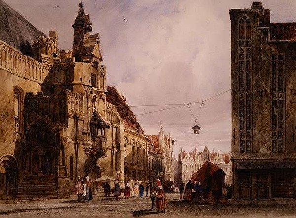 Hotel de Ville, St. Omer od Thomas Shotter Boys