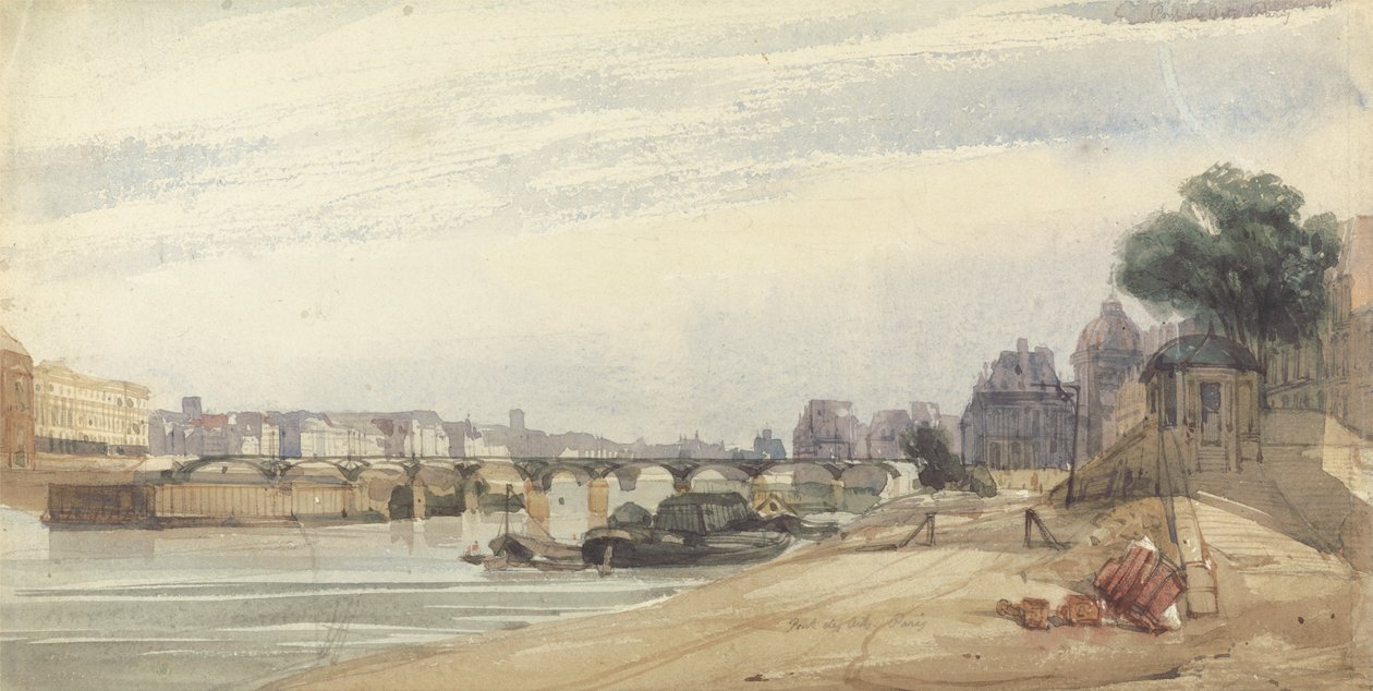 Pont des Arts, Paříž od Thomas Shotter Boys