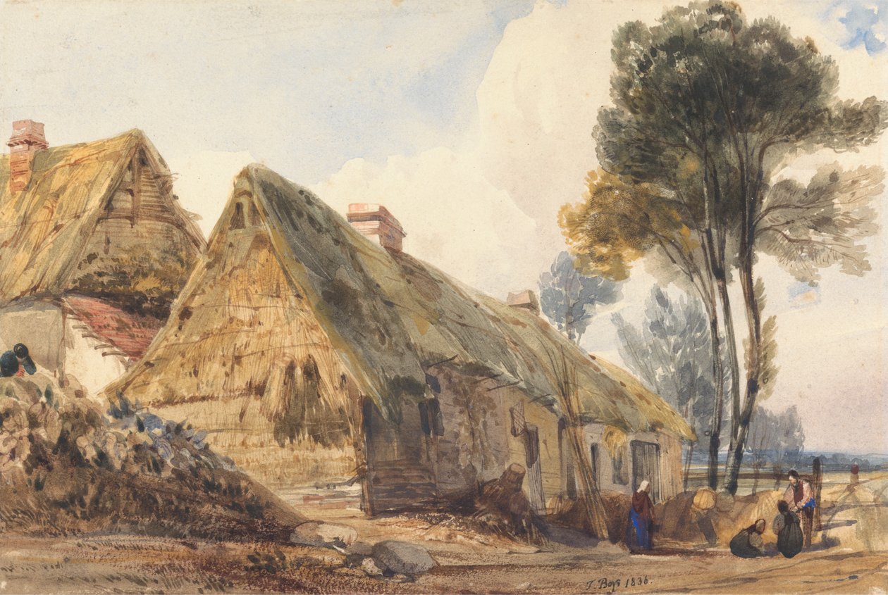 Pohled na Swiss Cottage, Londýn od Thomas Shotter Boys