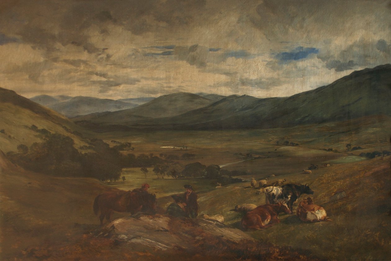 Na Vysočině, cca 1847-70 (olej na plátně) od Thomas Sidney and Lee Frederick Richard Cooper