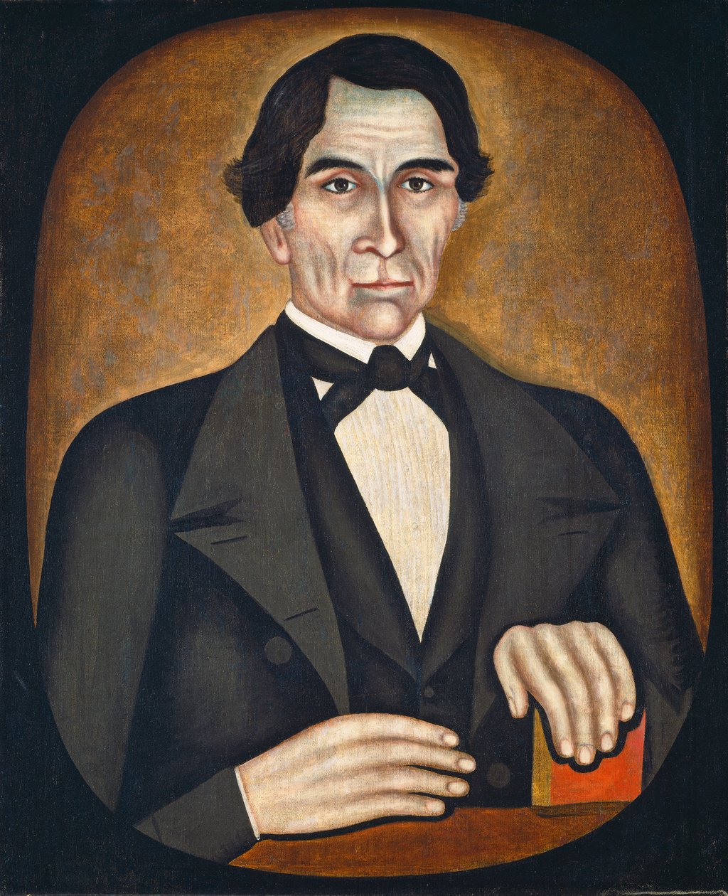 Portrét muže, kolem roku 1845 (olej na plátně) od Thomas Skynner