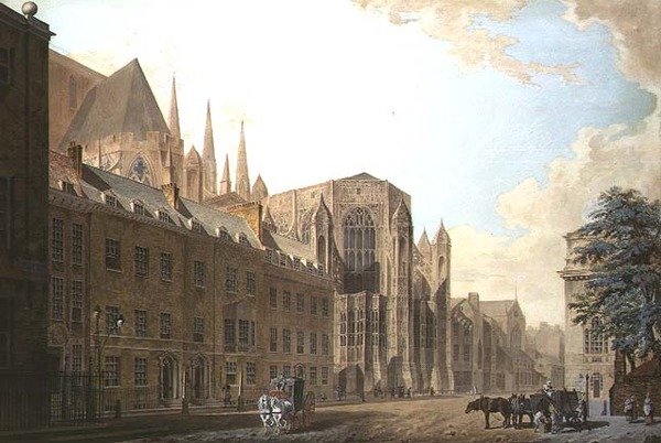 Old Palace Yard, Westminster od Thomas Snr. Malton