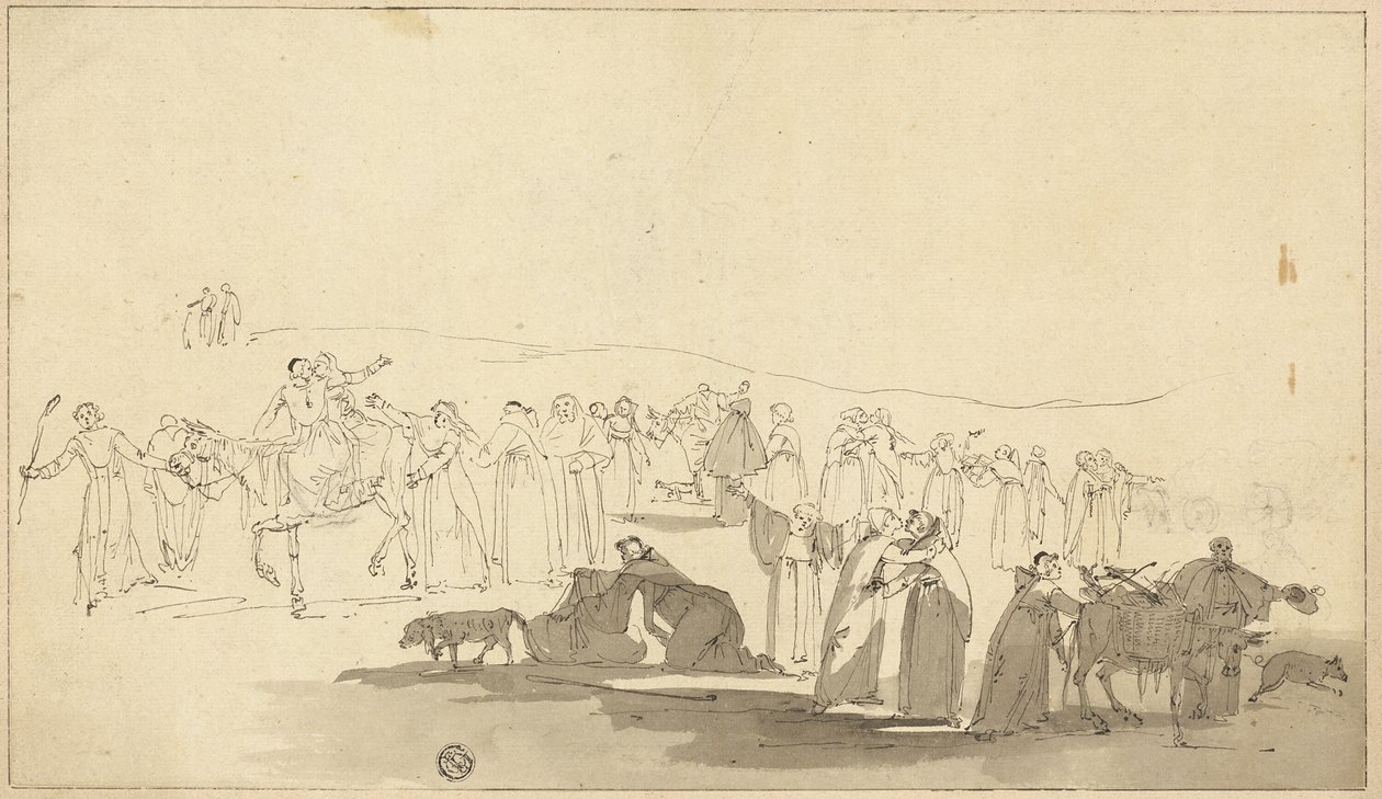 Canterbury Pilgrims od Thomas Stothard