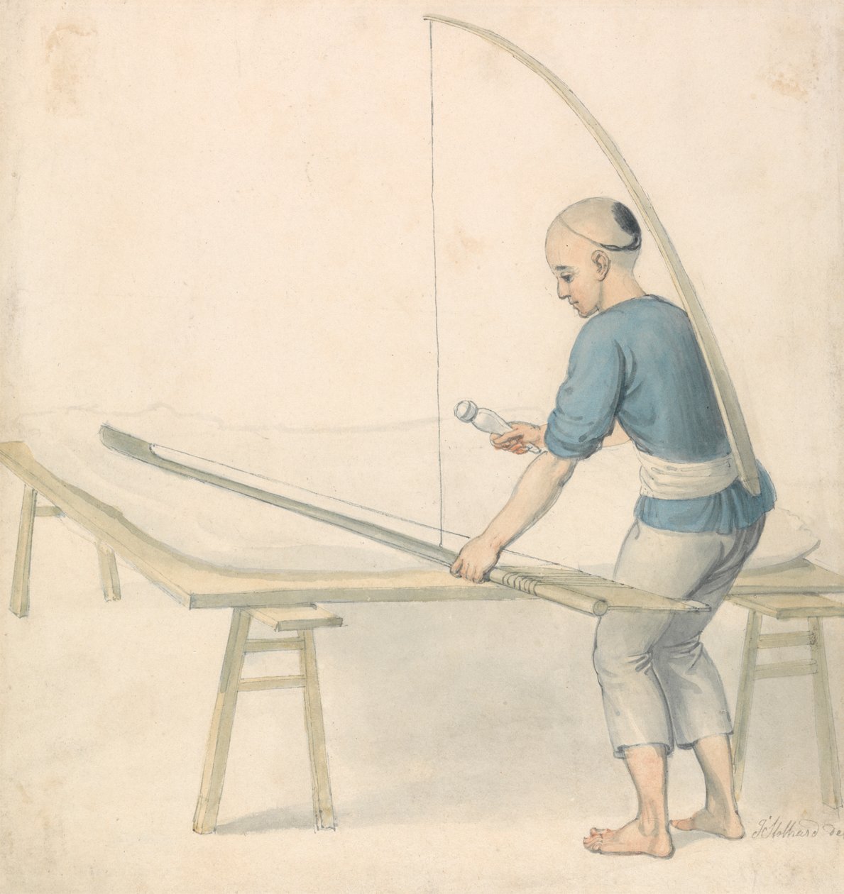 Tkaní čínské mládeže od Thomas Stothard