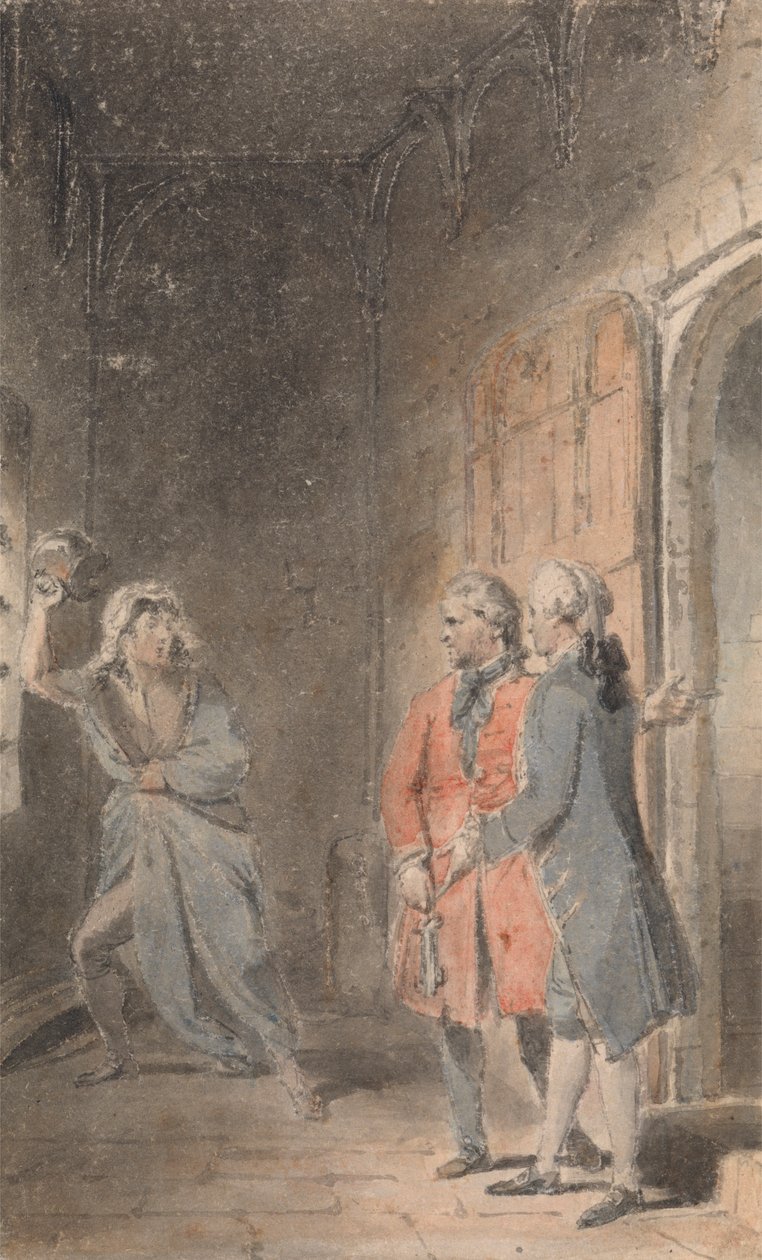 Ilustrace k ctnostnému sirotkovi od Thomas Stothard