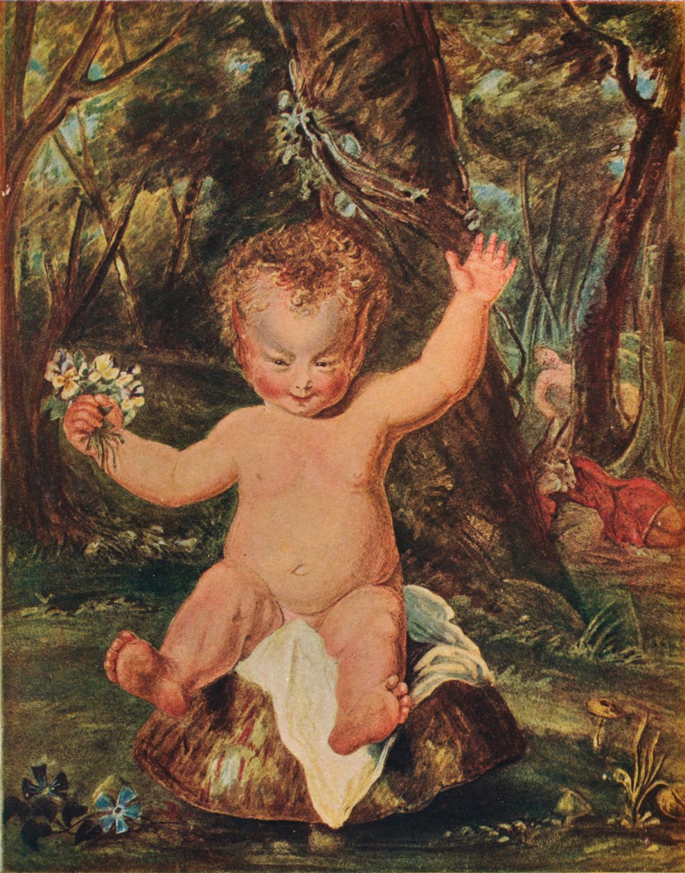 Puk, z akvarelové kresby Stoddarta, podle Reynoldse, 1789, 1903 od Thomas Stothard