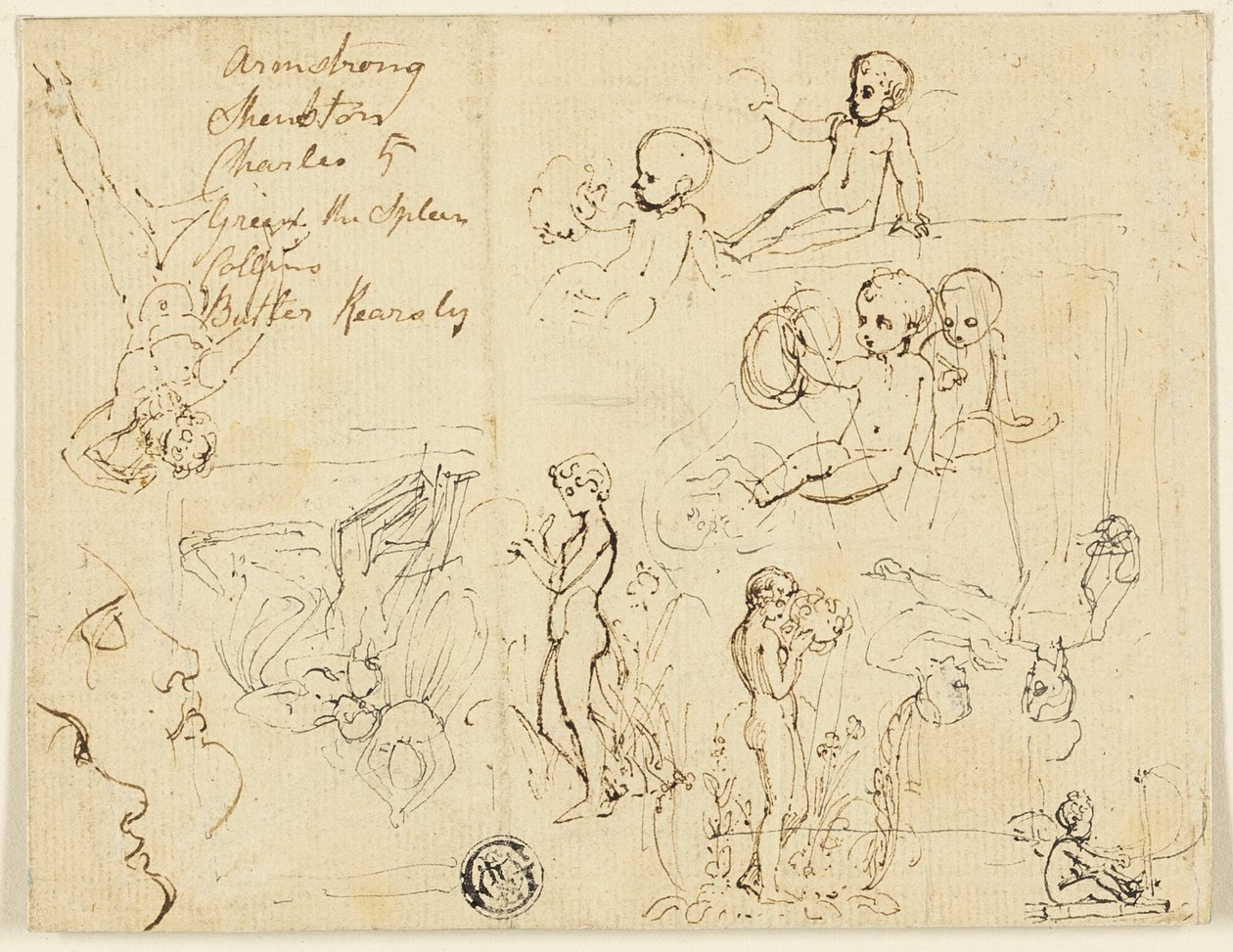 Náčrty k poezii Samuela Rogerse od Thomas Stothard