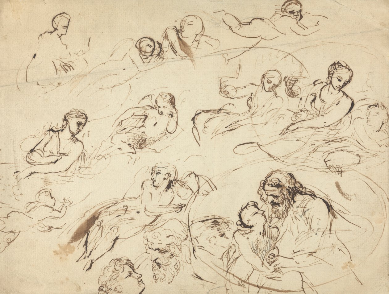 Studium pro Telemachus od Thomas Stothard