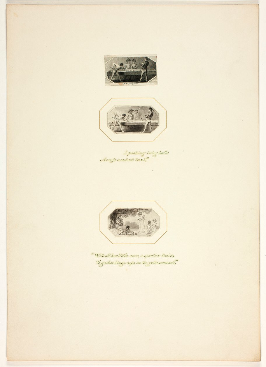 Studie pro desku z Díla od Thomas Stothard
