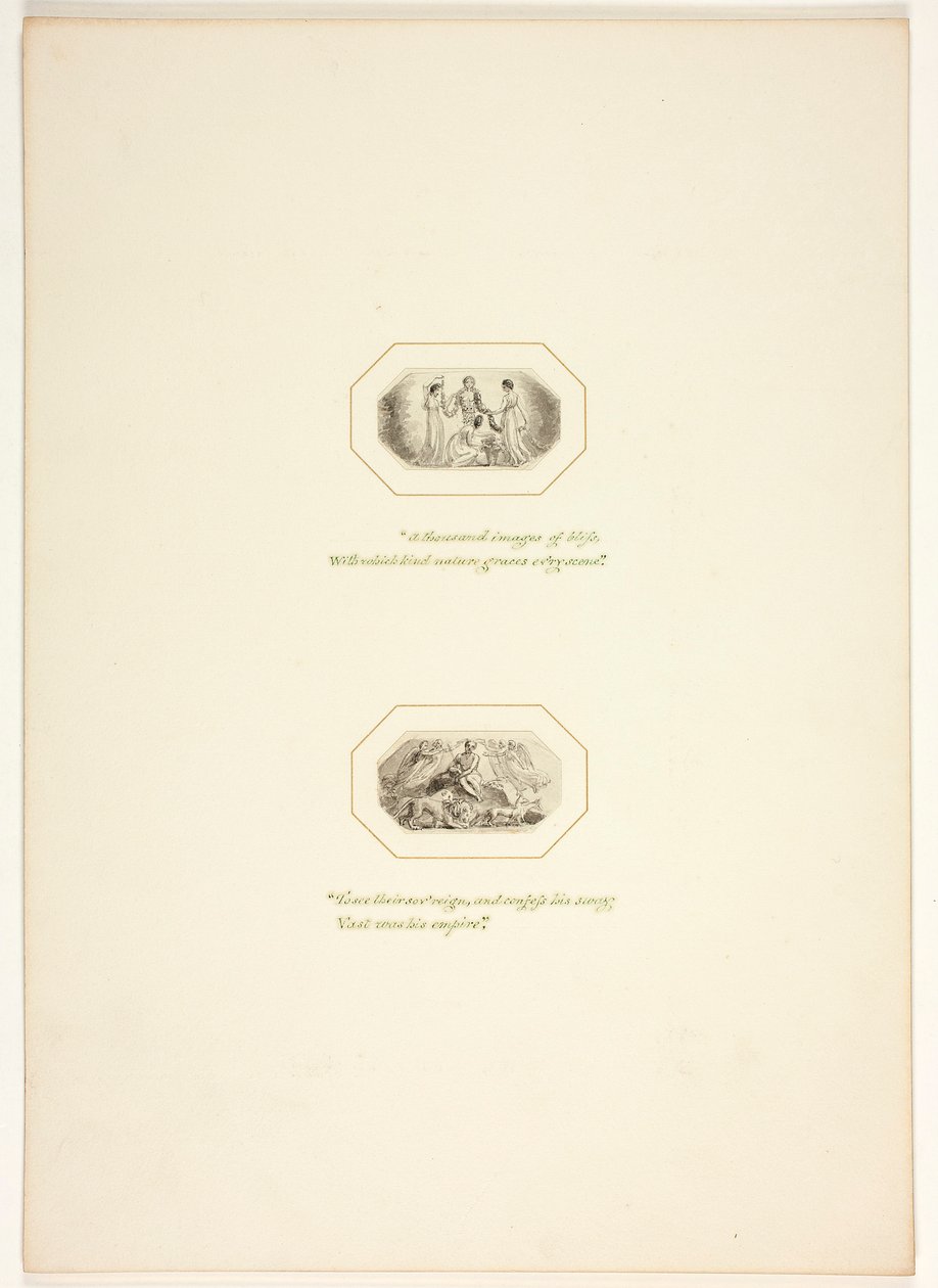 Studie pro tabuli z The Task od Thomas Stothard