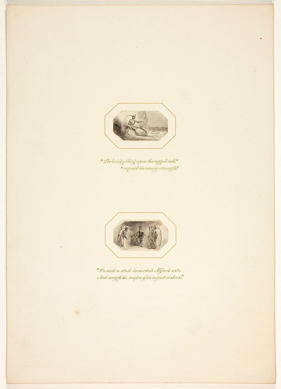 Studie pro tabuli z The Task od Thomas Stothard