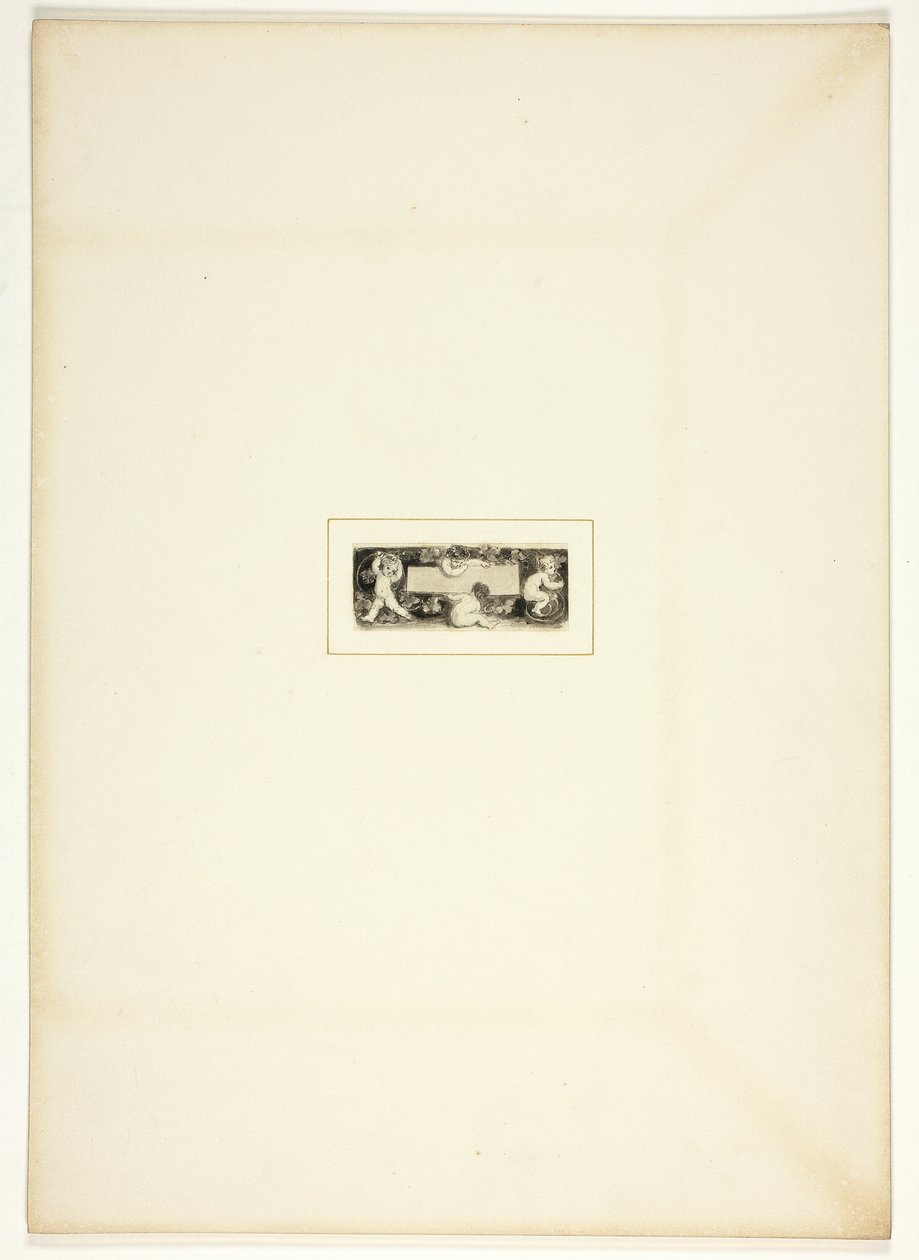 Studie pro desku z The Triumphs of Temper, v 1796 Royal Engagements Pocket Book od Thomas Stothard