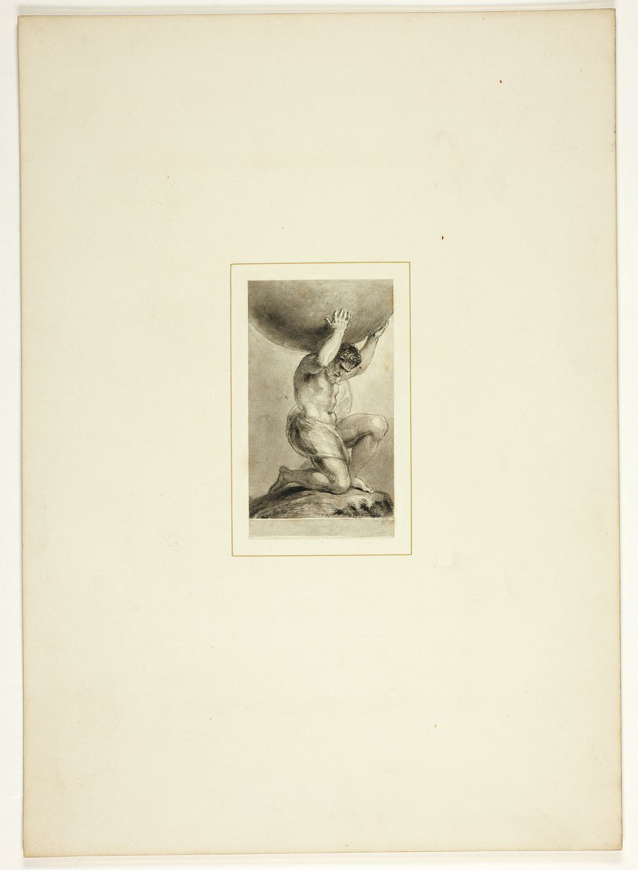Studie pro desku z The Triumphs of Temper, v 1796 Royal Engagements Pocket Book od Thomas Stothard