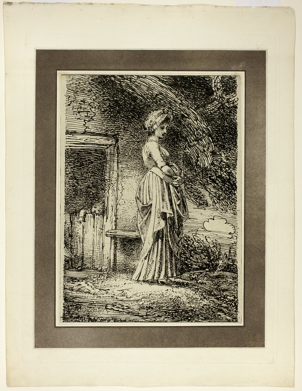 Ztracené jablko, z prvního čísla Vzorků polyautografie od Thomas Stothard
