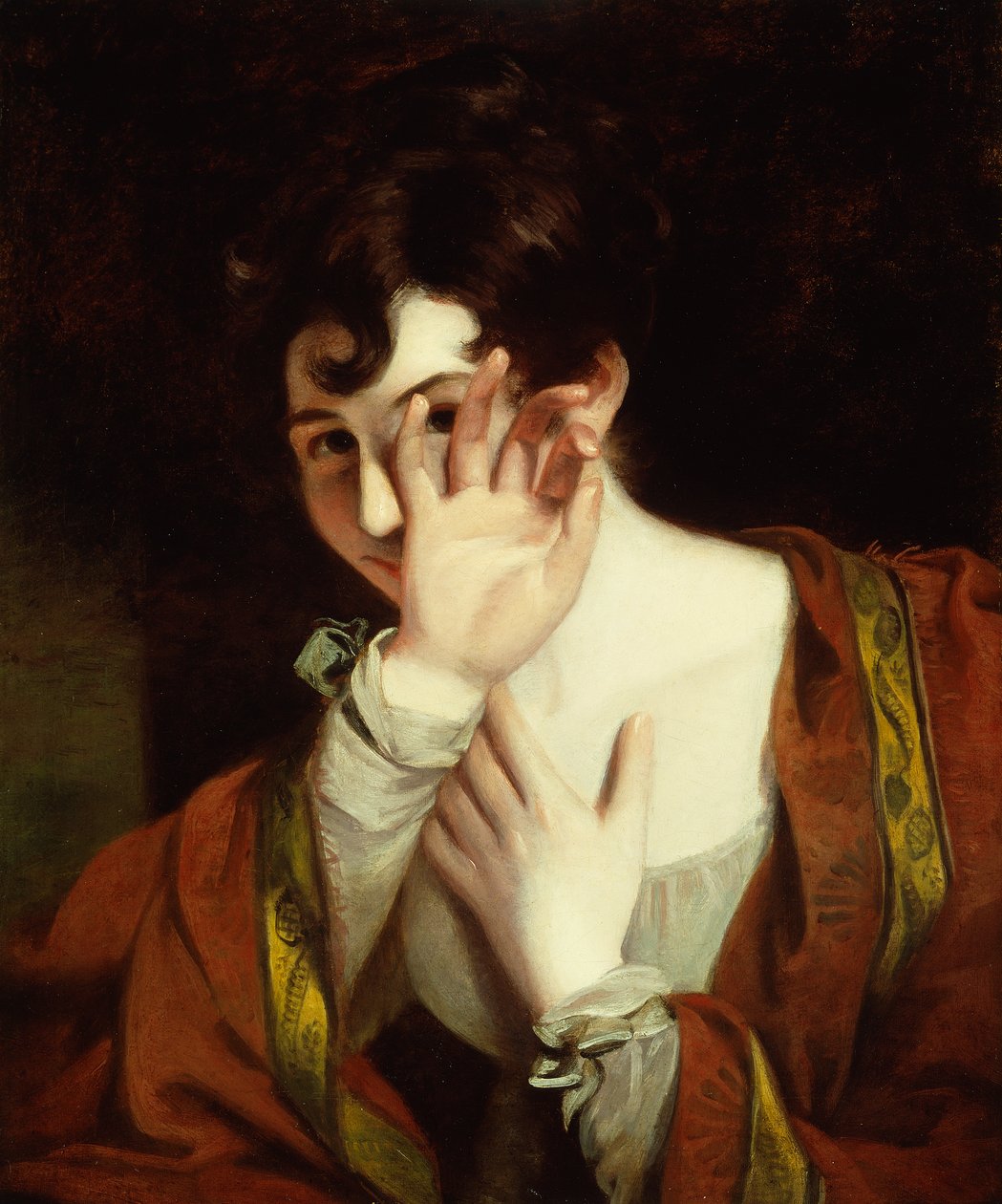Flirtování (olej na plátně) od Thomas Sully