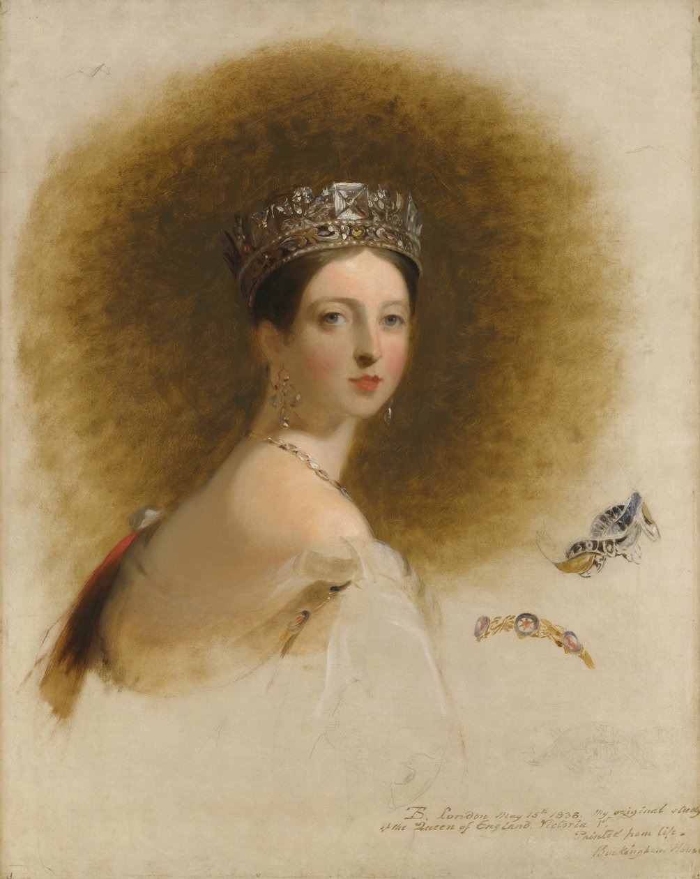 Portrét královny Viktorie od Thomas Sully