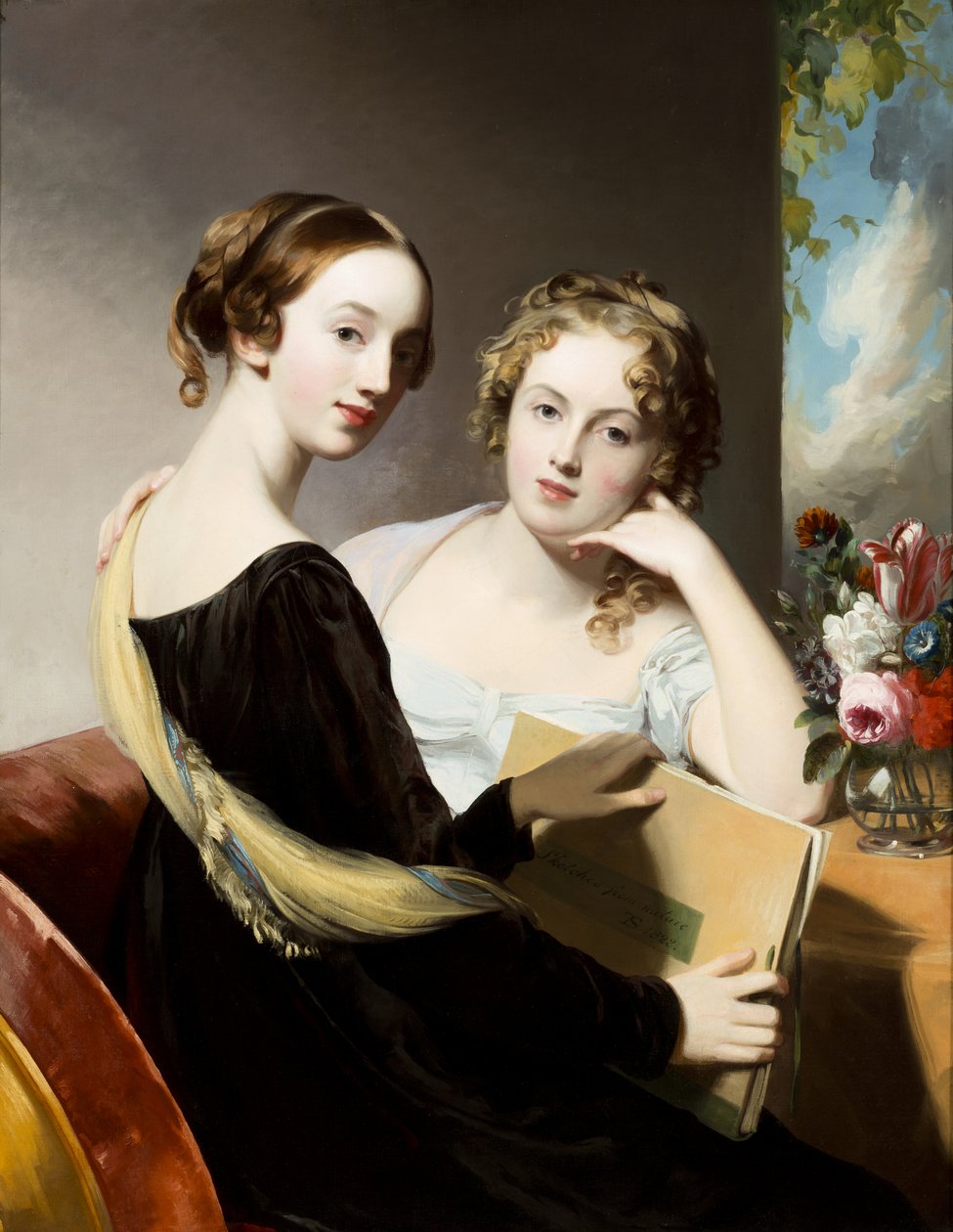 Portrét slečen Mary a Emily McEuenových od Thomas Sully