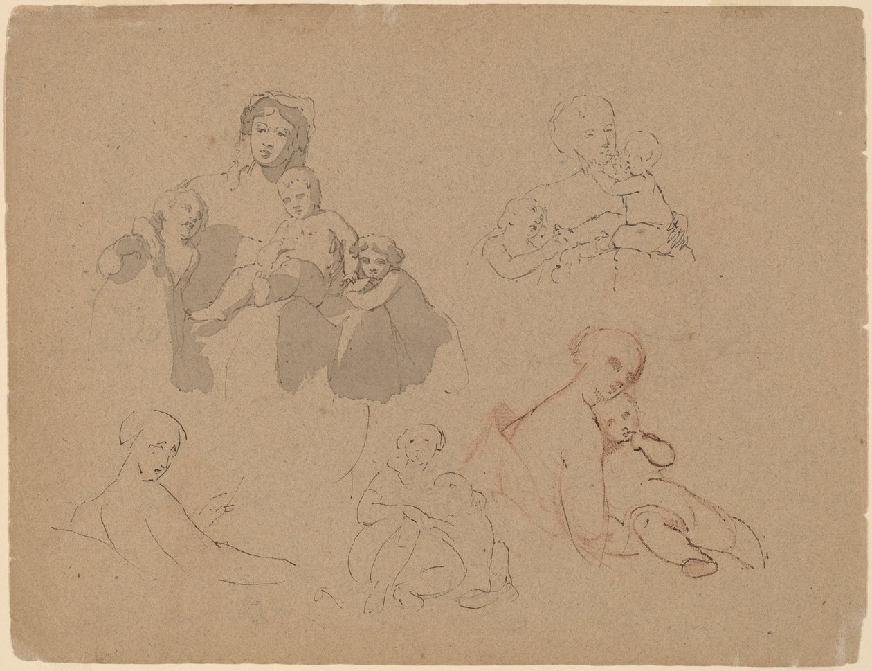 Studie: Major Thomas Biddle a Thomas Wilcocks Sully od Thomas Sully