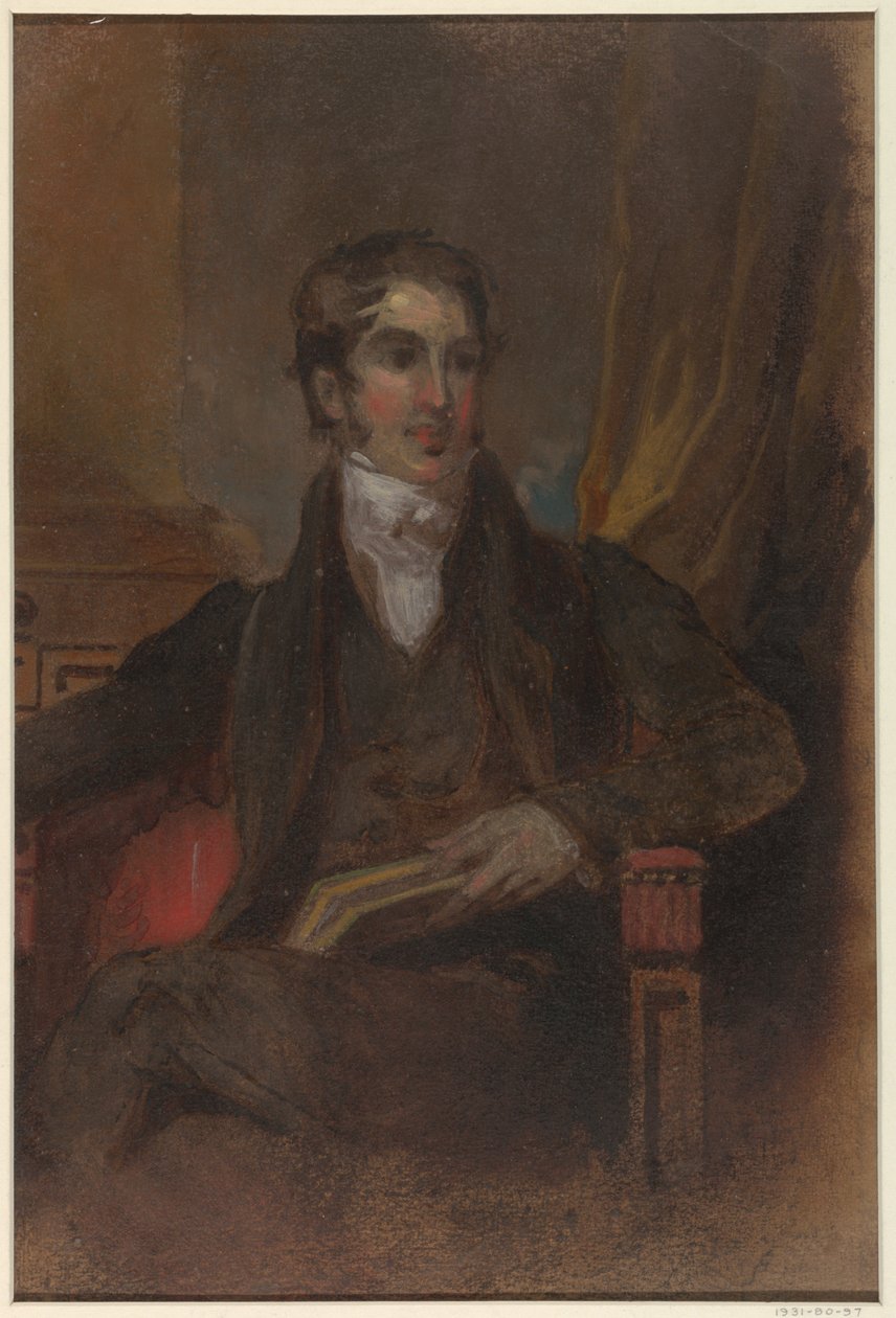 Studie na "Portrét Jamese Cornella Biddle", Museum of Fine Arts, Houston, TX od Thomas Sully